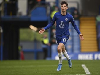 Hat für den FC Chelsea das Tor zum 2:0 gegen Fulham erzielt: Kai Havertz. Foto: Justin Setterfield/Pool Getty/AP/dpa Hat für den FC Chelsea das Tor zum 2:0 gegen Fulham erzielt: Kai Havertz. Foto: Justin Setterfield/Pool Getty/AP/dpa