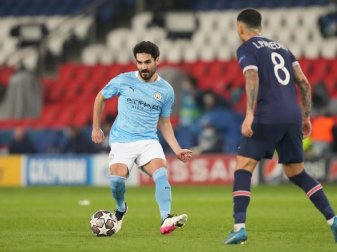 Ilkay Gündogan (l) steht mit Manchester City im Finale der Champions League. Foto: Julien Poupert/PA Wire/dpa Ilkay Gündogan (l) steht mit Manchester City im Finale der Champions League. Foto: Julien Poupert/PA Wire/dpa