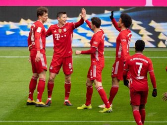 Der FC Bayern München kann sich vorzeitig die deutsche Meisterschaft sichern. Foto: Matthias Balk/dpa Der FC Bayern München kann sich vorzeitig die deutsche Meisterschaft sichern. Foto: Matthias Balk/dpa