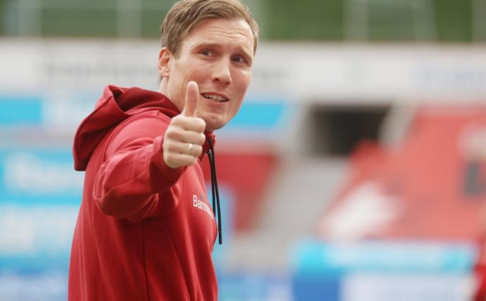 Hannes Wolf spielt mit Bayer am Wochenende in Bremen