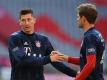 Meister schon vor Spielbeginn: Lewandowski und Müller