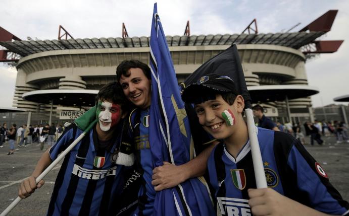 Inter-Fans feiern den 19. Meistertitel ihres Klubs