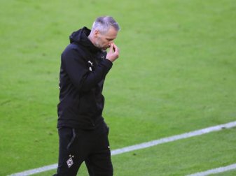 Mönchengladbachs Trainer Marco Rose war nach dem 0:6 in München bedient. Foto: Matthias Schrader/AP-Pool/dpa Mönchengladbachs Trainer Marco Rose war nach dem 0:6 in München bedient. Foto: Matthias Schrader/AP-Pool/dpa