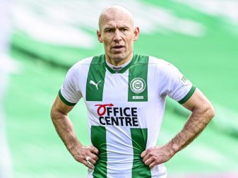 Robben steuerte beim 4:0-Erfolg des FC Groningen beim FC Emmen zwei Vorlagen dazu. Foto: Olaf Kraak/ANP/dpa Robben steuerte beim 4:0-Erfolg des FC Groningen beim FC Emmen zwei Vorlagen dazu. Foto: Olaf Kraak/ANP/dpa