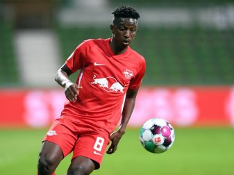 Auch Amadou Haidara verlängerte seinen Vertrag bei RB Leipzig. Foto: Carmen Jaspersen/dpa Auch Amadou Haidara verlängerte seinen Vertrag bei RB Leipzig. Foto: Carmen Jaspersen/dpa