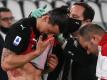 Milan sorgt sich um Zlatan Ibrahimovic (l.) 
