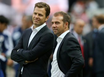 Hansi Flick (r.) gilt als Wunschkandidat des DFB 