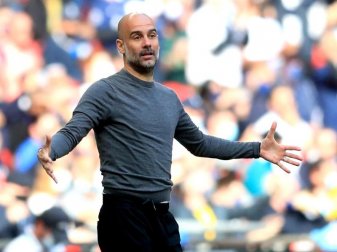 Will nach dem Meistertitel nun auch den Königsklassenpokal nach Manchester holen: ManCity-Coach Pep Guardiola. Foto: Adam Davy/PA Wire/dpa Will nach dem Meistertitel nun auch den Königsklassenpokal nach Manchester holen: ManCity-Coach Pep Guardiola. Foto: Adam Davy/PA Wire/dpa
