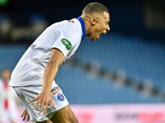 Traf doppelt beim Einzug ins Pokalfinale: Kylian Mbappe.