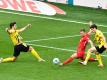 Begegnung zwischen Borussia Dortmund und RB Leipzig am 32. Spieltag im Signal Iduna Park. Foto: Martin Meissner/dpa