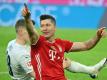Musste eine Trainingseinheit vorzeitig beenden: Bayern-Torjäger Robert Lewandowski. Foto: Peter Kneffel/dpa-Pool/dpa