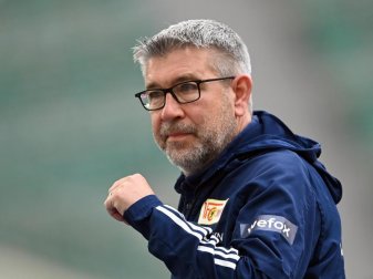 Hat mit Union Berlin noch die Chance auf die Europa League: Trainer Urs Fischer. Foto: Swen Pförtner/dpa Hat mit Union Berlin noch die Chance auf die Europa League: Trainer Urs Fischer. Foto: Swen Pförtner/dpa