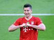Knackt Bayern-Torjäger Robert Lewandowski den Torrekord von Gerd Müller?. Foto: Matthias Schrader/AP-Pool/dpa