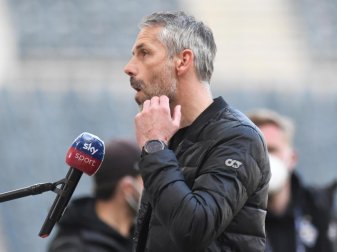 Bestreitet sein letztes Heimspiel als Gladbach-Coach: Marco Rose. Foto: Bernd Thissen/dpa Bestreitet sein letztes Heimspiel als Gladbach-Coach: Marco Rose. Foto: Bernd Thissen/dpa