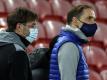 Konkurrenten um einen Platz in der Königsklasse: Liverpool-Coach Jürgen Klopp (l) und Chelseas Thomas Tuchel. Foto: Phil Noble/PA Wire/dpa