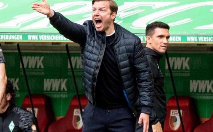 Rutschte mit Werder auf den Relegationsplatz ab: Florian Kohfeldt. Foto: Matthias Balk/dpa