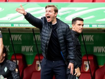 Rutschte mit Werder auf den Relegationsplatz ab: Florian Kohfeldt. Foto: Matthias Balk/dpa Rutschte mit Werder auf den Relegationsplatz ab: Florian Kohfeldt. Foto: Matthias Balk/dpa