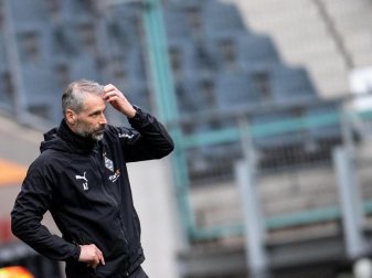 Musste in seinem letzten Heimspiel als Gladbach-Coach eine Pleite hinnehmen. Foto: Marius Becker/dpa Musste in seinem letzten Heimspiel als Gladbach-Coach eine Pleite hinnehmen. Foto: Marius Becker/dpa