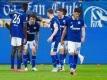 Seltenes Glücksgefühl: Absteiger Schalke feierte gegen Frankfurt den erst dritten Saisonsieg. Foto: Guido Kirchner/dpa
