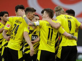 Mit dem Sieg in Mainz machte der BVB die Champions-League-Qualifikation fix. Foto: Michael Probst/AP-Pool/dpa Mit dem Sieg in Mainz machte der BVB die Champions-League-Qualifikation fix. Foto: Michael Probst/AP-Pool/dpa