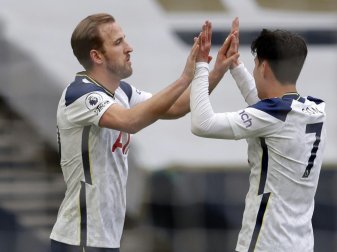 Kane (l.) will Tottenham angeblich verlassen Kane (l.) will Tottenham angeblich verlassen