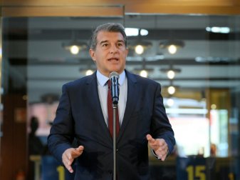Barca-Präsident Joan Laporta Barca-Präsident Joan Laporta