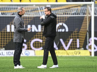 Hütter (l.) und Bobic stehen in der Kritik Hütter (l.) und Bobic stehen in der Kritik