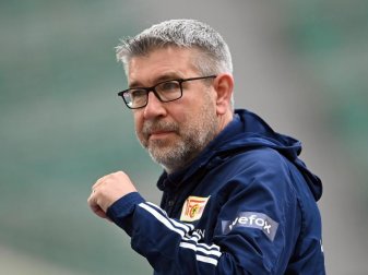 Will mit Union Berlin die Saison mit der Conference-League-Teilnahme krönen: Urs Fischer. Foto: Swen Pförtner/dpa