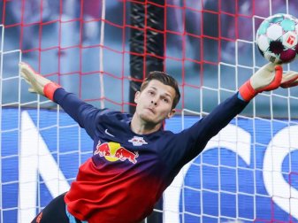 Steht beim Leipziger Gastspiel bei Union Berlin im RB-Tor: Josep Martinez. Foto: Jan Woitas/dpa-Zentralbild/dpa