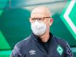 Soll Werder noch vor dem Abstieg retten: Thomas Schaaf. Foto: Moritz Frankenberg/dpa