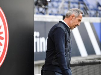 Abschied vom Adler: Adi Hütter verlässt Eintracht Frankfurt Richtung Gladbach. Foto: Arne Dedert/dpa Abschied vom Adler: Adi Hütter verlässt Eintracht Frankfurt Richtung Gladbach. Foto: Arne Dedert/dpa