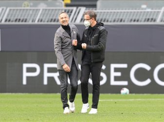 Werden beide Frankfurt verlassen: Bobic und Hütter Werden beide Frankfurt verlassen: Bobic und Hütter