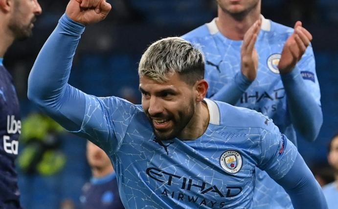 Sergio Aguero erizelte gegen Everton zwei Treffer