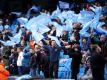 In Porto beim Champions-League-Finale dürfen unter anderem auch Fans von Manchester City dabei sein. Foto: Dave Thompson/PA Wire/dpa