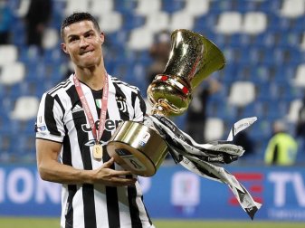 Konnte mit Juventus zumindest den italienischen Pokal ergattern: Cristiano Ronaldo. Foto: Antonio Calanni/AP/dpa Konnte mit Juventus zumindest den italienischen Pokal ergattern: Cristiano Ronaldo. Foto: Antonio Calanni/AP/dpa