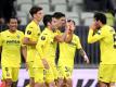 Europa-League-Sieger: Der FC Villarreal besiegte nach Elfmeterschießen Manchester United in Danzig. Foto: Rafal Oleksiewicz/PA Wire/dpa