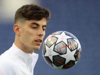 Soll in einer Video-Pk des DFB-Teams seine EM-Pläne für sein erstes Turnier mit der Nationalmannschaft skizzieren: Kai Havertz. Foto: David Klein/Zuma Press/dpa Soll in einer Video-Pk des DFB-Teams seine EM-Pläne für sein erstes Turnier mit der Nationalmannschaft skizzieren: Kai Havertz. Foto: David Klein/Zuma Press/dpa