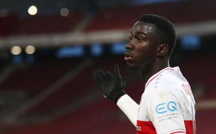 Offenbarte dem VfB Stuttgart, dass sein richtiger Name Sein korrekter Name ist demnach Silas Katompa Mvumpa sei: Silas Wamangituka. Foto: Tom Weller/dpa