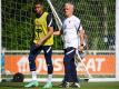 Stürmer-Star und Frankreich-Coach: Kylian Mbappé (l) und Didier Deschamps. Foto: Franck Fife/AFP/dpa