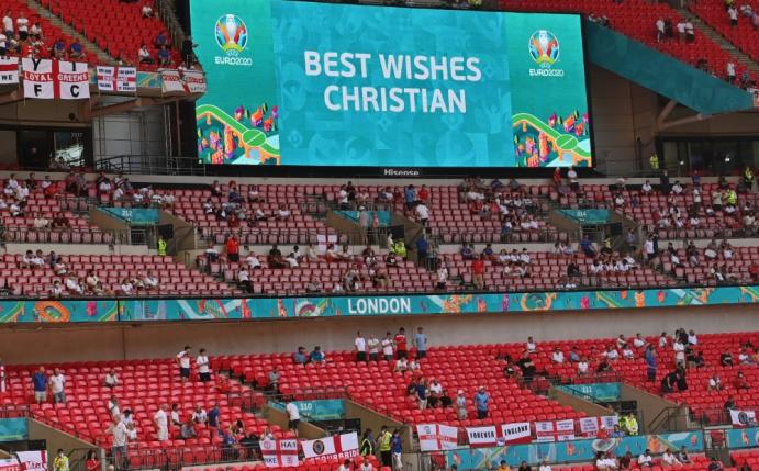 Große Anteilnahme am Schicksal von Christian Eriksen