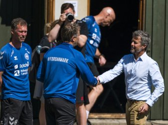 Königlicher Besuch im dänischen Trainingslager Königlicher Besuch im dänischen Trainingslager