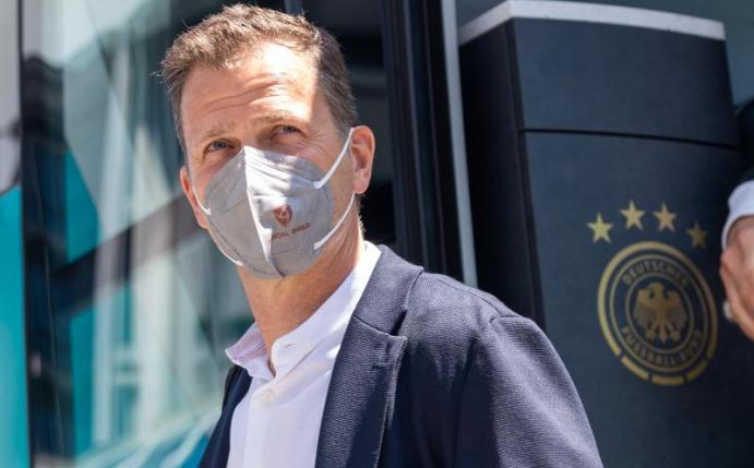 Der Teammanager der deutschen Nationalmannschaft: Oliver Bierhoff. Foto: Peter Kneffel/dpa