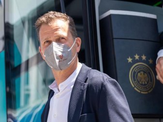 Der Teammanager der deutschen Nationalmannschaft: Oliver Bierhoff. Foto: Peter Kneffel/dpa Der Teammanager der deutschen Nationalmannschaft: Oliver Bierhoff. Foto: Peter Kneffel/dpa