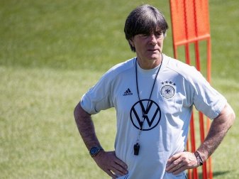 Bundestrainer Joachim Löw bleibt zuversichtlich Bundestrainer Joachim Löw bleibt zuversichtlich