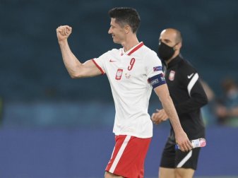 Sicherte Polen einen Punkt gegen Spanien: Robert Lewandowski. Foto: David Ramos/Getty-pool/dpa Sicherte Polen einen Punkt gegen Spanien: Robert Lewandowski. Foto: David Ramos/Getty-pool/dpa