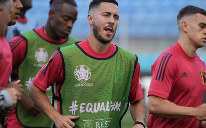 Eden Hazard ist der Kapitän der Belgier. Foto: Dmitri Lovetsky/AP/dpa