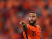Braucht einen Teampartner im Sturm: Memphis Depay von den Niederlanden. Foto: Dean Mouhtaropoulous/Getty Pool/AP/dpa