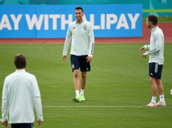 Sergio Busquets kann gegen die Slowakei spielen Sergio Busquets kann gegen die Slowakei spielen