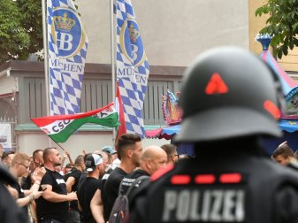 Bisher keine Ausschreitungen in München Bisher keine Ausschreitungen in München