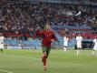 Portugals Cristiano Ronaldo eilt von einem Rekord zum nächsten. Foto: Bernadett Szabo/Reuters Pool/AP/dpa